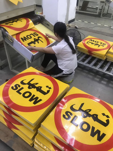 <span class=keywords><strong>Cartello</strong></span> Riflettente in Alluminio 'Rallentare' ROADSAFE, Resistente alle Intemperie, Impermeabile, Resistente ai Raggi UV, Diametro 300mm/450mm, 1 Pezzo - Product Image 4