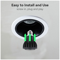 Pas de scintillement PAR20 PAR30 PAR38 a mené la lumière de tache 8W 10W 15W 20W 25W LED PAR l'ampoule E27 E26 B22