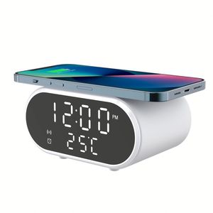 Trending Products 15W <b>Wireless</b> Charger with Time Vision Alarm Clock <b>Wireless</b> Charger - Product Image 2
