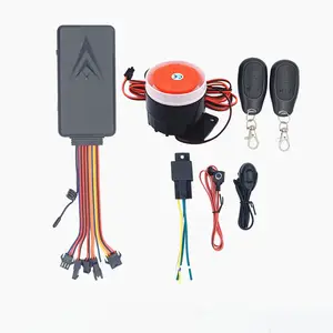 4G 2G Car Siren Alarm Lock Motorcycle Vehicle Remote Control GPS 4G tracker with remotely stop car