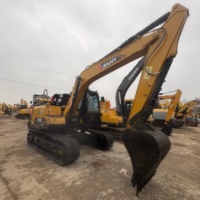 Excavatrice Sany d'occasion de bonne qualité, faible nombre d'heures de travail, modèles SY135 et SY135C à vendre
