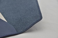 Soporte de cuero para documentos, carpeta de cartera de correo con cierre de cuerda, organizador de documentos para entrevista, funda para tableta