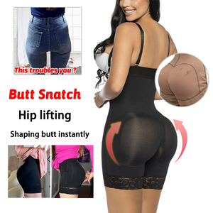 Promosyon yan Zip dantel yüksek bel popo kaldırıcı Shapewear korseler S karın karın kontrol zayıflama kuşak vücut kontrol külot - Product Image 4