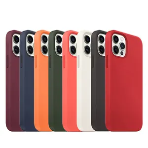 <span class=keywords><strong>Funda</strong></span> de <span class=keywords><strong>silicona</strong></span> líquida para teléfono <span class=keywords><strong>Funda</strong></span> de <span class=keywords><strong>silicona</strong></span> con logotipo de embalaje para <span class=keywords><strong>iPhone</strong></span> 16 15 14 13 12 11 Pro Max <span class=keywords><strong>Xr</strong></span> Xs Case - Product Image 1