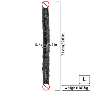 Dildo réaliste à double tête extra-long et extra-large, pénis simulé pour femmes lesbiennes, jouet érotique pour adultes - Product Image 6