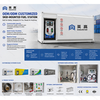 Stazione di Rifornimento Carburante Portatile per Pagamenti Mobili, Comoda Stazione di Rifornimento da 40000L ad Alta Capacità