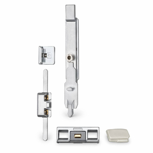 Bisagra de <span class=keywords><strong>puerta</strong></span> y ventana de aleación de aluminio plateada al por mayor con sistema basculante y giratorio, con unión de acero inoxidable, carga de 80 kg para accesorios - Product Image 4