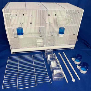 Kws Hot Bán Sang Trọng Kim Loại Chim Lồng Multilayer Xách Tay Chim Chăn Nuôi Lồng <span class=keywords><strong>Stackable</strong></span> Chim Lồng - Product Image 3