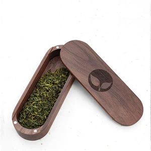 Portable walnut gift wooden tea packaging box