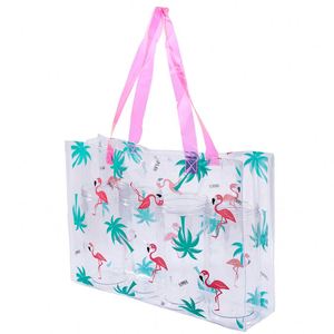 New PVC <b>Transparent</b> Wash and <b>Makeup</b> <b>Bag</b> Fashion Women's Shopping <b>Bag</b> <b>Transparent</b> Packaging <b>Bag</b> - Product Image 1