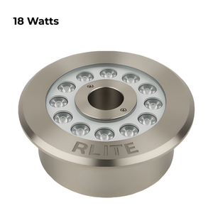 The 18W fountain <b>light</b> provides high brightness and wide coverage for large decorative <b>water</b> <b>features</b>. - Product Image 1