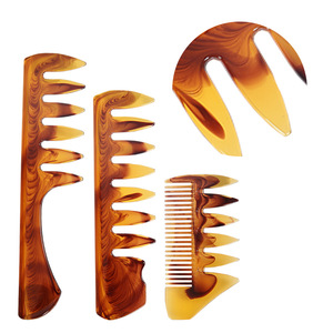 Peine de Estilismo para Hombre Amber, Peine de Dientes Anchos para Peinar el Cabello en Salón - Product Image 2