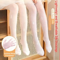 Chaussettes fines en maille pour enfants, collants super élastiques, nouveau design, chaussettes respirantes anti-accroc en soie pour femmes, chaussettes de base – Vente chaude