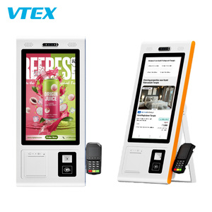 Kiosco <span class=keywords><strong>de</strong></span> <span class=keywords><strong>Pago</strong></span> <span class=keywords><strong>de</strong></span> Autoservicio con Pantalla Táctil <span class=keywords><strong>de</strong></span> Vidrio Templado AG <span class=keywords><strong>de</strong></span> 21.5, 27 y 32 Pulgadas, Sistema <span class=keywords><strong>de</strong></span> Pedidos y Pagos POS para Restaurantes - Product Image 1