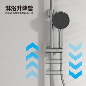 Jboyurn All Copper Shower Set With Rainfall And Handheld Spray For Bathroom - Product Image 4