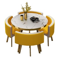 Table basse de style café de haute qualité, style nordique, pour la maison, table ronde de négociation