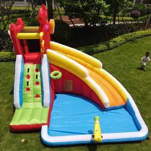 Castillo Inflable Oxford al por Mayor con Tobogán para Niños Pequeños, Mini Castillo de Bungee Jumping Residencial, Certificado CE, 3 Años NB-93003 - Product Image 4