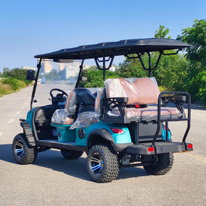 Nouvelle voiturette de golf tout-terrain puissante à 6 places en acier, batterie au lithium 48V 5KW, 30-50 km/h, service à vie, véhicule électrique, <span class=keywords><strong>club</strong></span> de golf - Product Image 6