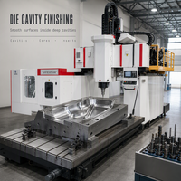Centre d'usinage à portique GMC6020 à commande CNC pour le fraisage de blocs de moules lourds et de bases de matrices
