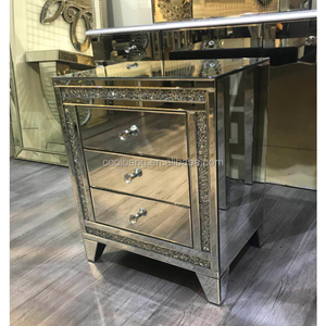 مرآة فرنسية لغرفة المعيشة, مرآة بجوار السرير مع 3 أدراج - Product Image 1