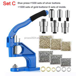 כפתור יד אלומיניום לחץ מכונת & grommet כפתור ניקוב ניקוב מכונת ניקוב מכונת-תעשייתי אביזר - Product Image 4