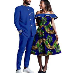 Abito da donna con colorante a cera stampato africano abito da donna + abito da sposa africano - Product Image 4