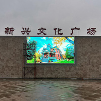 Écran LED 3D grand format GDX pour extérieur, P8 P10, couleur intégrale, vision à l'œil nu, type de puce de commande SMD pour mur vidéo LED