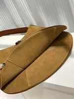 Sac de selle d'hiver Sac à bandoulière en cuir fourre-tout en daim grande capacité Sac mode de luxe en cuir de qualité pour femmes