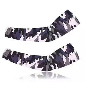 Mangas de protección solar de seda de camuflaje para uso en exteriores, cubre brazos de uso general, ropa refrescante de verano - Product Image 3