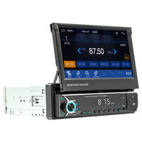 Radio de coche con pantalla táctil universal de un solo DIN, reproductor MP5 para coche, Carplay y Android Auto, reproductor de DVD para coche de 1 DIN y 7 pulgadas
