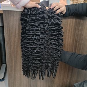 Ciocche di Capelli Vietnamiti Ondulati Profondi a Prezzo Conveniente, Doppio Filamento, 100% Capelli Umani Vergini Grezzi, <span class=keywords><strong>Prodotti</strong></span> per Capelli - Product Image 4