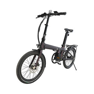 TopRideX 20 pouces en fibre de carbone pliant E-Bike 250W entraînement par courroie à entraînement moyen avec amortisseur pneumatique arrière pour le style de vie urbain - Product Image 2