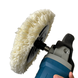 Fabbrica di origine cinese di alta qualità 7/8 pollici ruota di lucidatura in lana intrecciata a lato singolo - Product Image 2