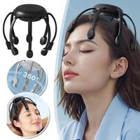 Masseur de tête intelligent à huit griffes, machine de massage automatique de la tête, modes multi-touch, masseur de cuir chevelu pour femmes/hommes