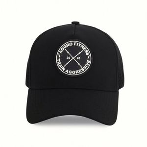 Wholesale Custom Unstructured 5 Panel a <b>Frame</b> Baseball Cap Laser Cut Hole 5 Panel Rubber Pvc logo Baseball Cap - Product Image 2