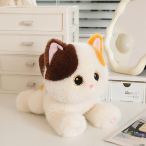 Peluche de <span class=keywords><strong>Gato</strong></span> Calico Personalizado - Muñeco de <span class=keywords><strong>Gato</strong></span> de Peluche Personalizable OEM/ODM, Peluche de <span class=keywords><strong>Gato</strong></span> Realista y Adorable para Regalos y Marca - Product Image 3