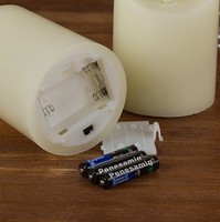 S vente en gros bougies électriques à piles de haute qualité lumières télécommande décor d'événement de mariage fausse bougie led