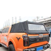 Auvent souple pliable pour benne de pick-up 4x4 tout-terrain Tacoma Ranger, à commande manuelle, étanche