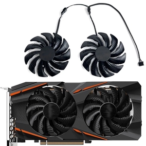 T129215SU PLD09210S12HH 88MM RX 580 GAMING GPU Fan, para <span class=keywords><strong>GIGABYTE</strong></span> RX 590, 580, <span class=keywords><strong>570</strong></span>, 480, 470, GTX 1050, 1060, 1070 Tarjeta de video COO - Product Image 1
