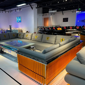 New bán buôn và nhà máy bán hàng trực tiếp Luxury Bar sofa Set Câu lạc bộ đồ nội thất Booth sofa KTV sảnh sofa đồ nội thất - Product Image 2