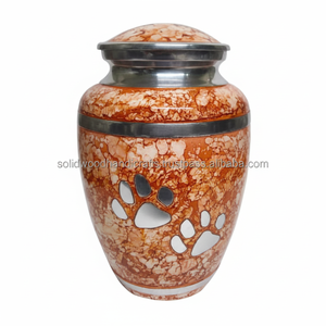 Urnas de cremación de latón hechas a mano para mascotas, urnas funerarias de recuerdo para cenizas de gatos y perros con Material de alta calidad - Product Image 1