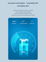 Serrure intelligente WECOM M2 sans clé, WiFi Tuya, empreinte digitale, mot de passe, contrôle par application, prise en charge de la carte mémoire cloud, portes en aluminium