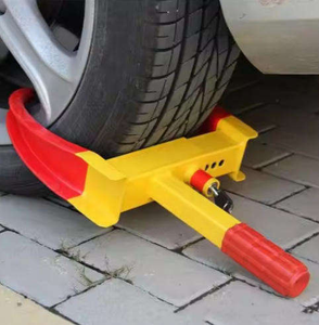 ตัวล็อคล้อรถยนต์แบบแตรกันขโมยสำหรับจอดรถในโรงงาน - Product Image 5