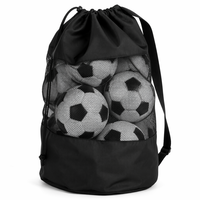 Sac à ballons en maille Aiju durable, écologique et léger, design football, grande capacité, avec cordon de serrage, pour le rangement des ballons de football