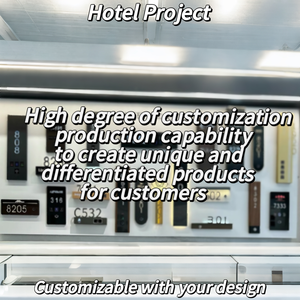 Plaques de porte personnalisées en acrylique pour hôtels et numéros de maison – Idéales pour les panneaux de porte de chambre - Product Image 2