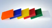 Plaque en Perspex givré mat avec diffusion de lumière pour cloisons architecturales et caissons lumineux LED