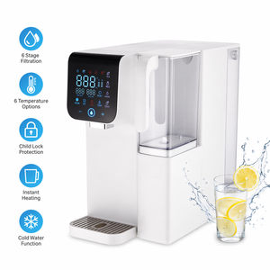 Dispensador de agua de sobremesa <span class=keywords><strong>Naida</strong></span>, máquina de agua fría y caliente sin botella para el hogar y la oficina, OEM ODM - Product Image 3