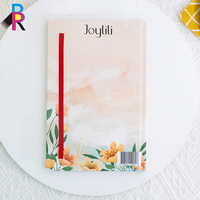 Cuaderno Práctico de Papel A6 con Tapa Dura, Impresión en Seda con Tinta Vegetal, Materiales Reciclables para Regalo Escolar, Papel Ecológico