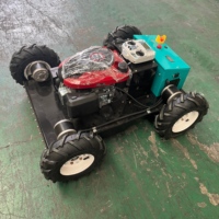 Tondeuse RC autotractée à moteur essence 4 temps 4x4 de 550 mm sur roues, à braquage zéro, pour pentes, homologuée CE EPA, DIY