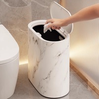 Cubo de Almacenamiento de Plástico con Diseño Cuadrado y Tapa Abierta, Nuevo Modelo 2025, para Uso en Hoteles, Hogares, Cocinas, Salas de Estar y Baños